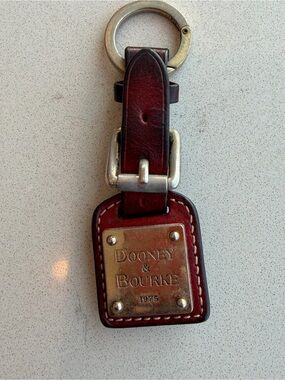 Dooney & Bourke Red Leather Key Fob